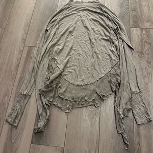 We The Free Taupe Long Sleeve Top